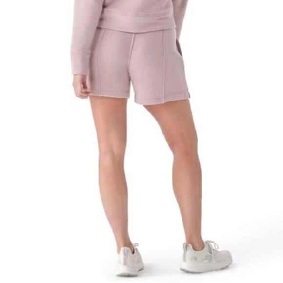 SmartWool Recycled Terry Merino Wool Blend Short in Mauve Women’s Size S NWT - Picture 2 of 7